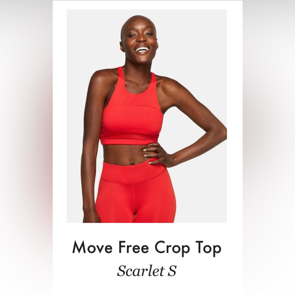 Outdoor Voices Vibrant Red Sports Bra